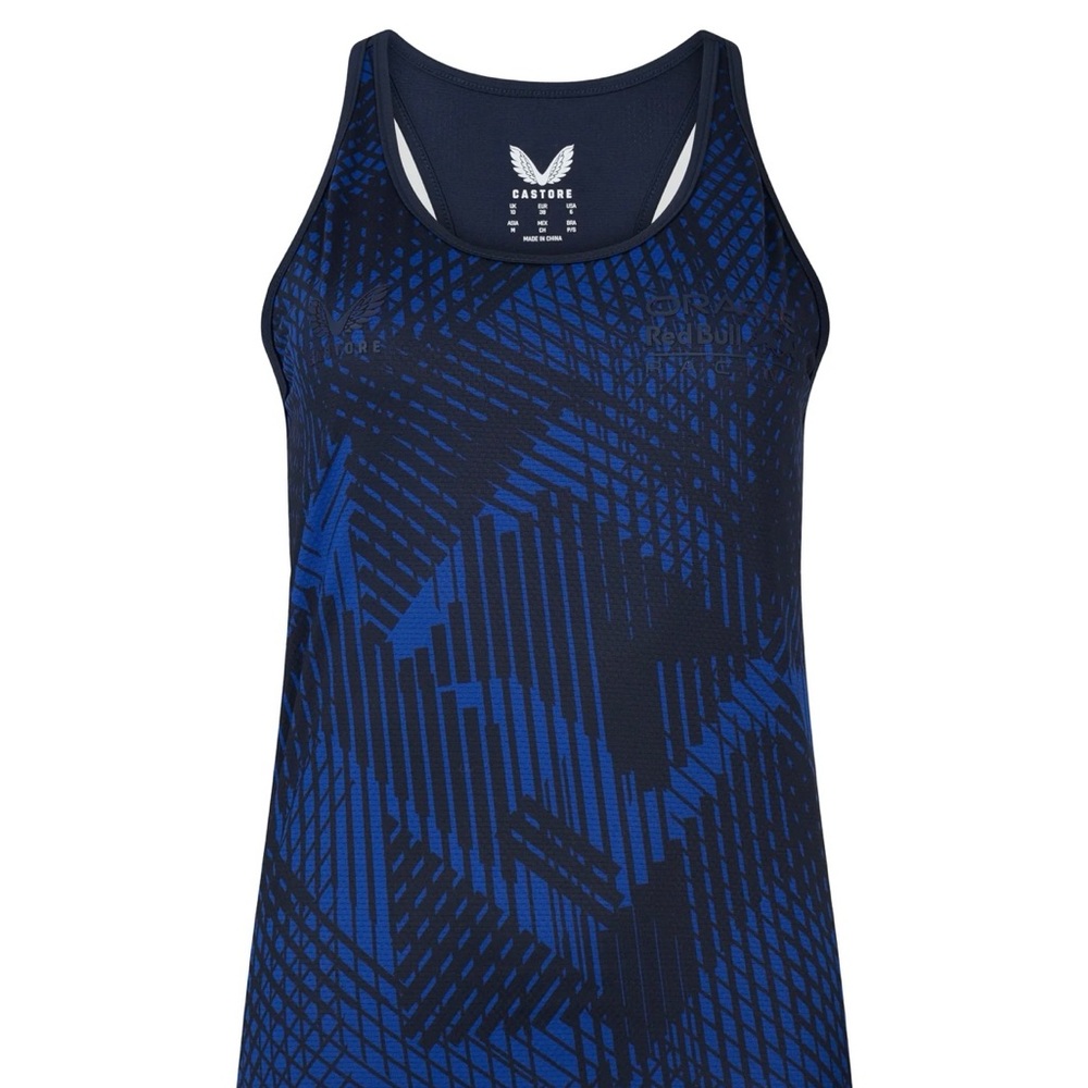 Red Bull Racing Women's Blue Tank Top Size 2